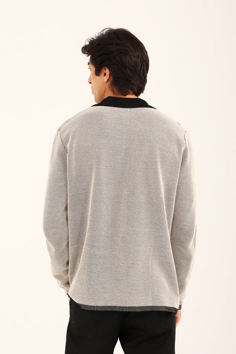 RESORT COLLAR BUTTON DOWN SWEATER
