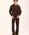 BOXY FIT BRUSHED WOOL BLEND SWEATER