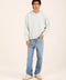 BOXY FIT BRUSHED WOOL BLEND SWEATER