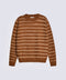 CREW NECK STRIPED SWEATER