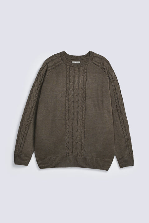CABLE KNIT SWEATER