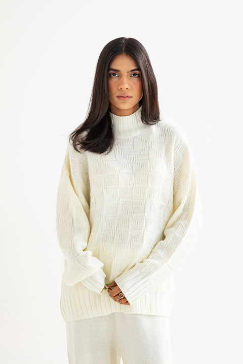 OVERSIZED TEXTURED JUMPER