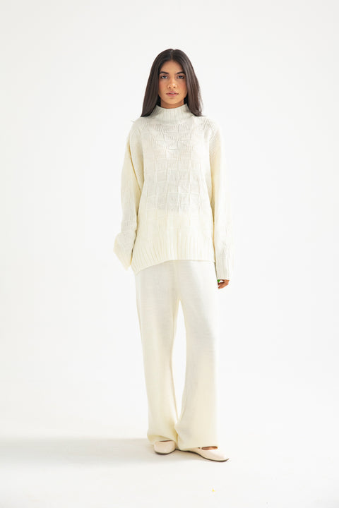 OVERSIZED TEXTURED JUMPER