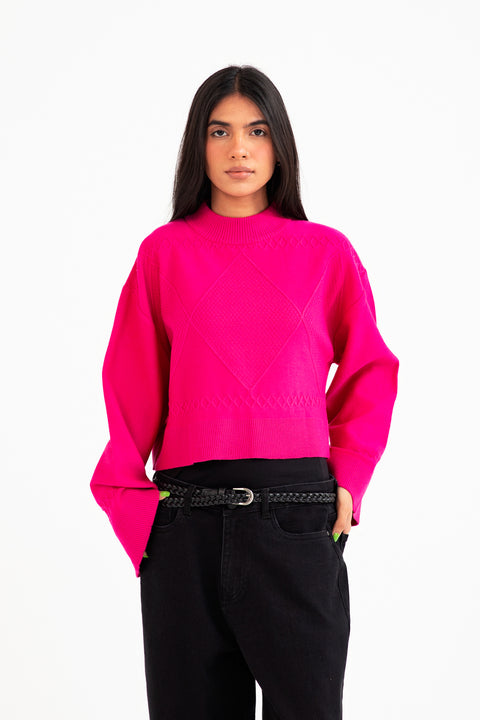 CROPPED OVERSIZED JUMPER