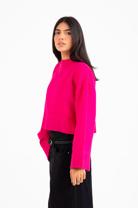 CROPPED OVERSIZED JUMPER