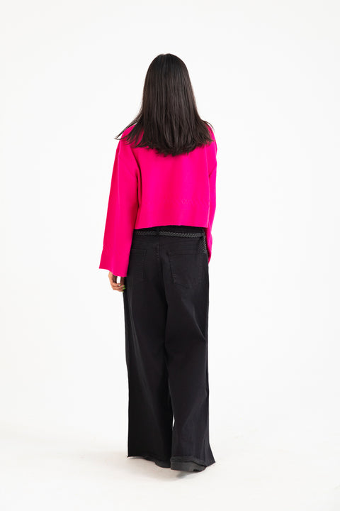 CROPPED OVERSIZED JUMPER