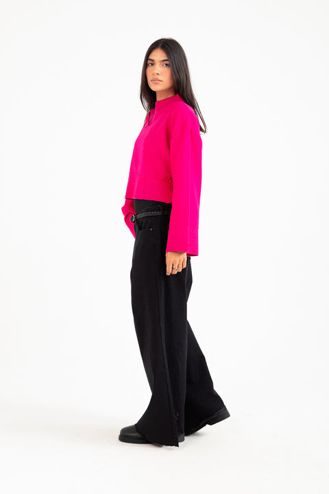 CROPPED OVERSIZED JUMPER