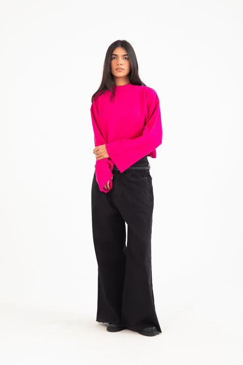 CROPPED OVERSIZED JUMPER