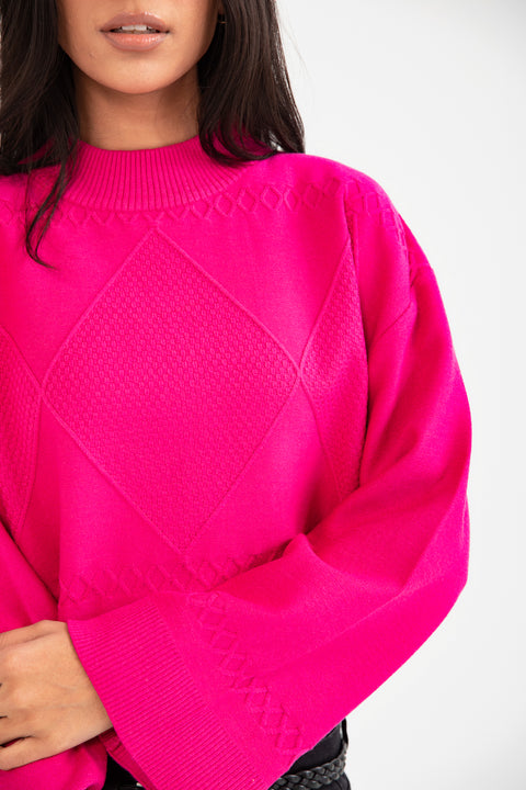 CROPPED OVERSIZED JUMPER