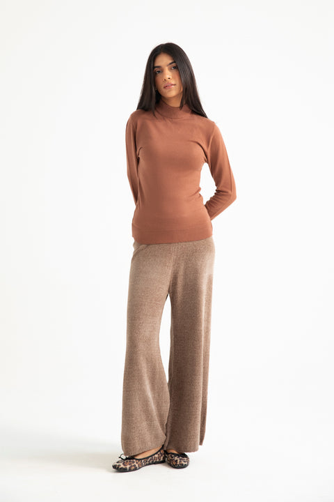 CASHMERE HAND FEEL BASIC SWEATER