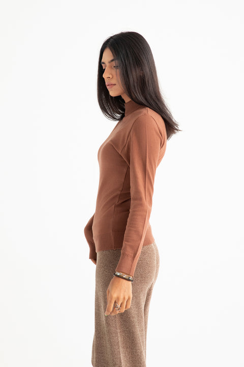 CASHMERE HAND FEEL BASIC SWEATER