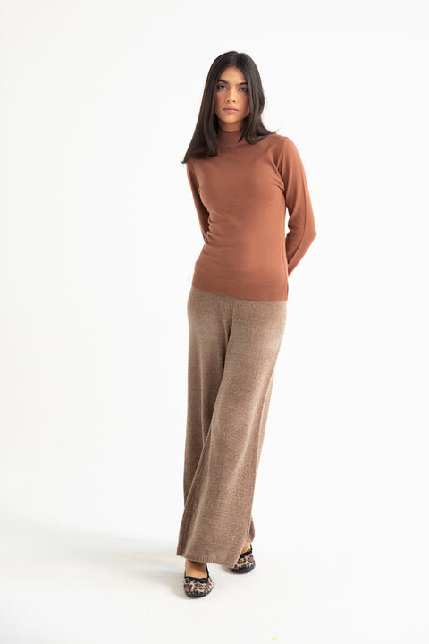 CASHMERE HAND FEEL BASIC SWEATER