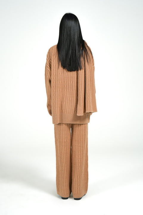 CHUNKY FAUX FUR JUMPER