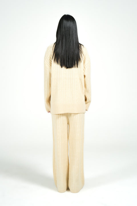 CHUNKY FAUX FUR JUMPER