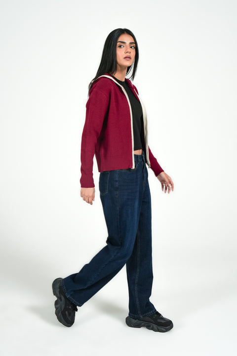 CASHMERE HANDFEEL SWEATER HOODIE