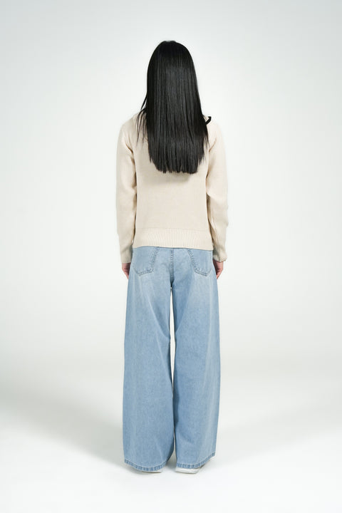 CASHMERE HANDFEEL SWEATER HOODIE