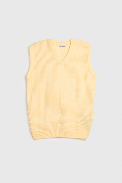 V-NECK SLEEVELESS SWEATER