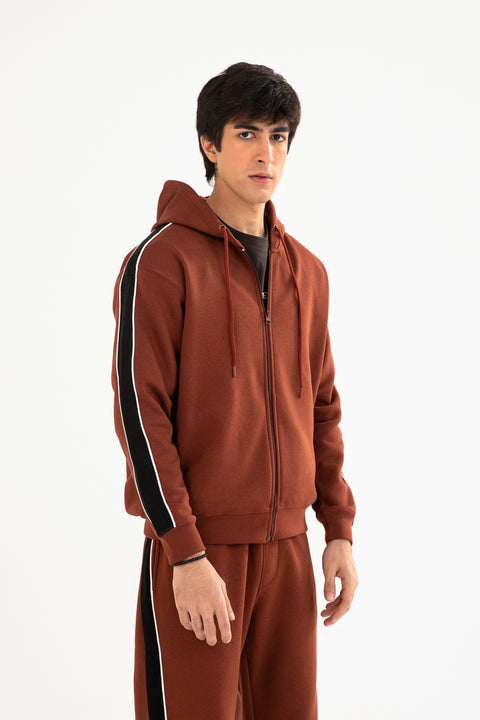 BAGGY FIT ZIPPER HOODIE