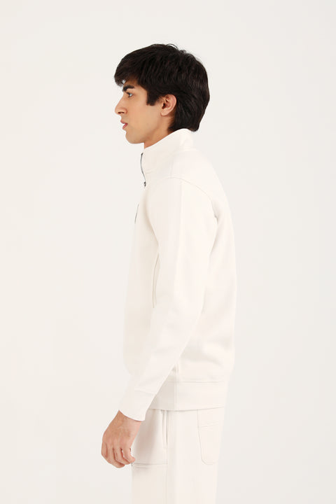 HALF ZIP MOCK NECK UPPER