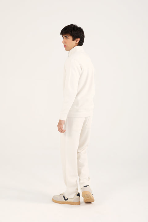 HALF ZIP MOCK NECK UPPER
