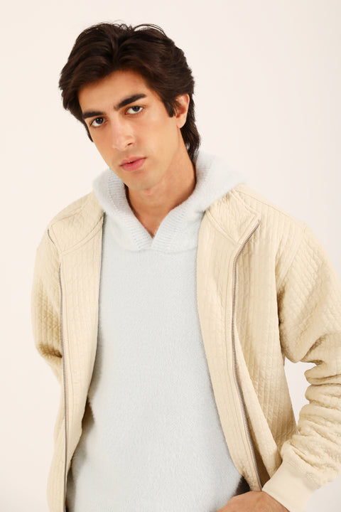 MOCK NECK ZIPPER