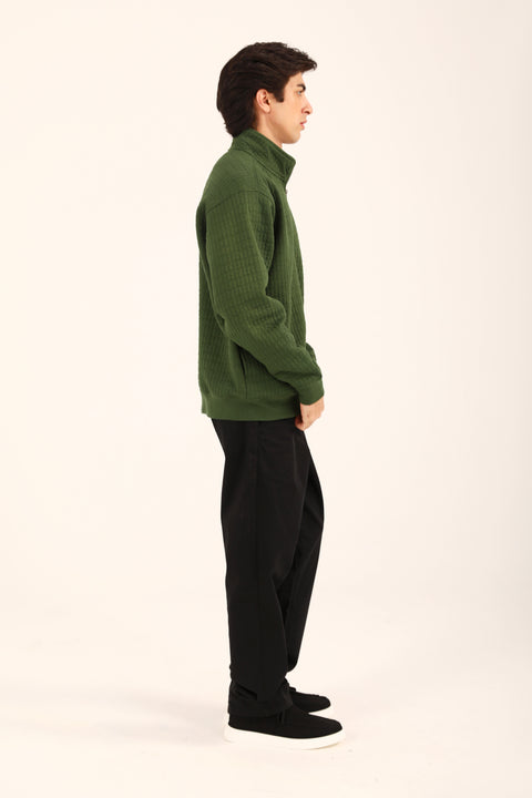 MOCK NECK ZIPPER
