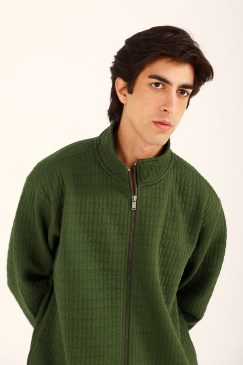 MOCK NECK ZIPPER