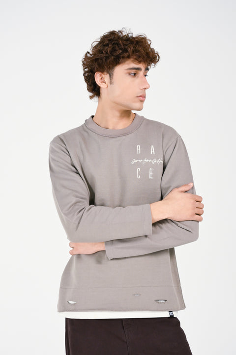EMBROIDERED SWEATSHIRT
