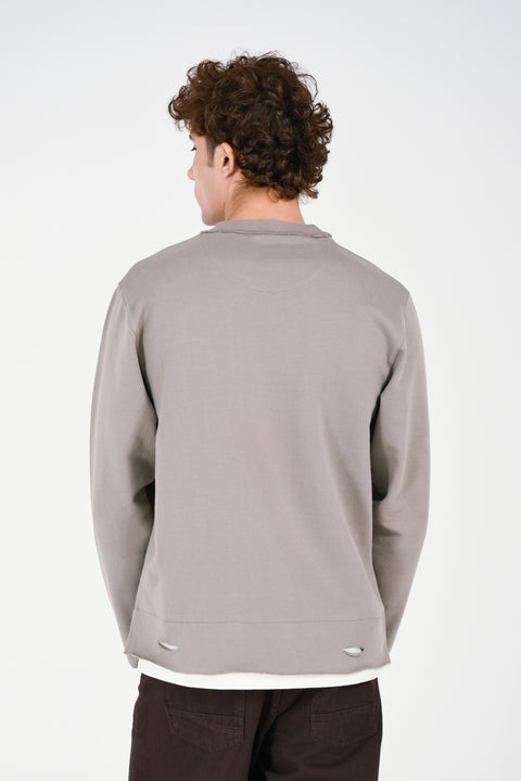 EMBROIDERED SWEATSHIRT
