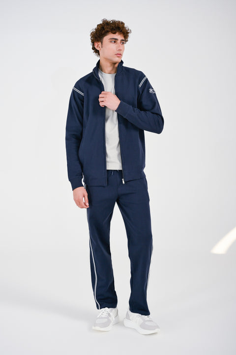 MOCK NECK ZIP UP JACKET