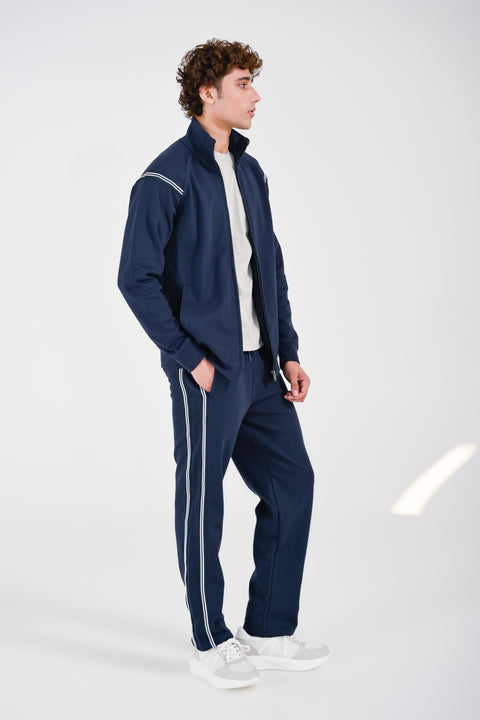 MOCK NECK ZIP UP JACKET