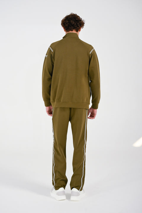 MOCK NECK ZIP UP JACKET