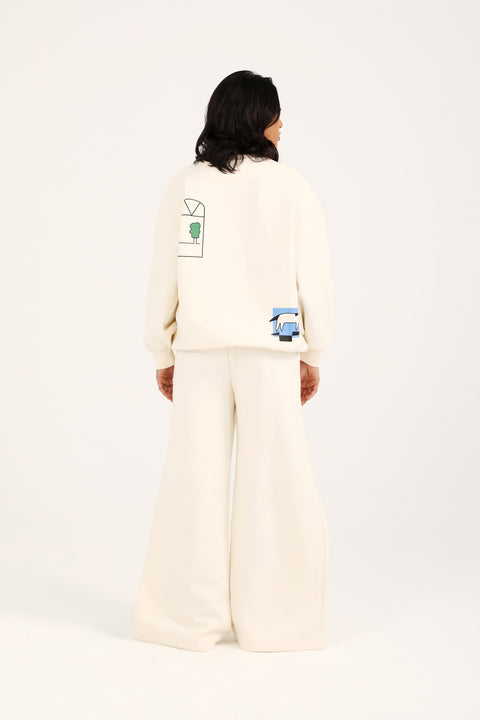 OVERSIZED GRAPHIC SWEATSHIRT