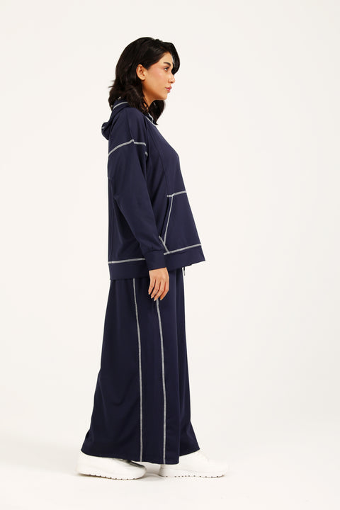 PANELED OVERSIZED HOODIE