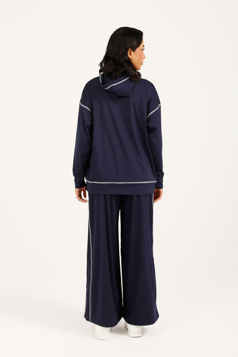 PANELED OVERSIZED HOODIE