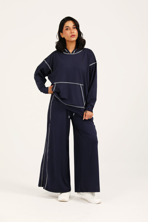 PANELED OVERSIZED HOODIE