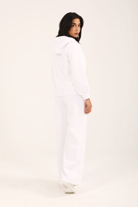REGULAR HOODIE WITH BLOUSED SLEEVE