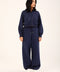 CROPPED HOODIE WITH BLOUSED SLEEVE