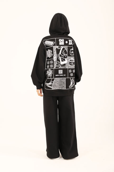 OVERSIZED GRAPHIC HOODIE