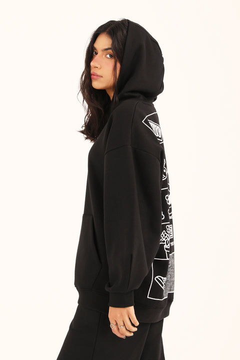 OVERSIZED GRAPHIC HOODIE