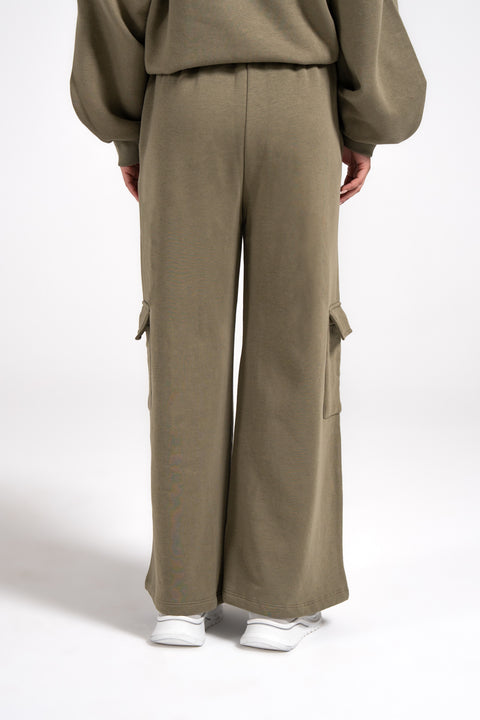 CARGO WIDE LEG TROUSERS
