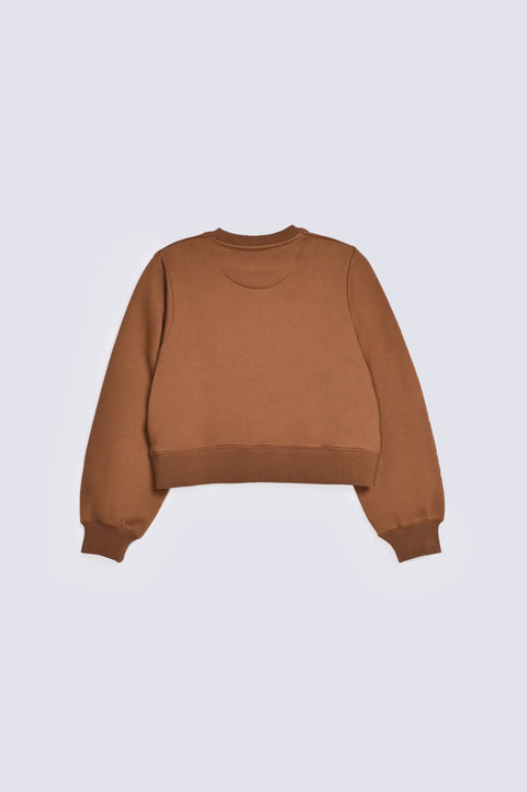 BASIC CROPPED SWEATSHIRT