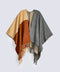 COLOR BLOCK CAPE SHAWL