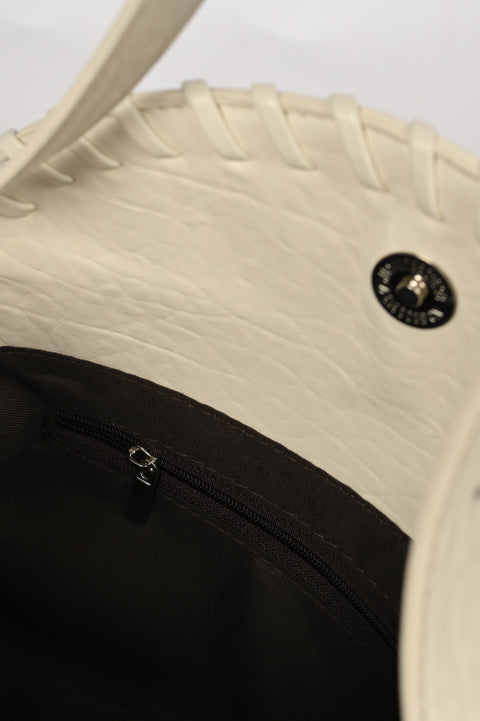 TEXTURED SHOULDER BAG