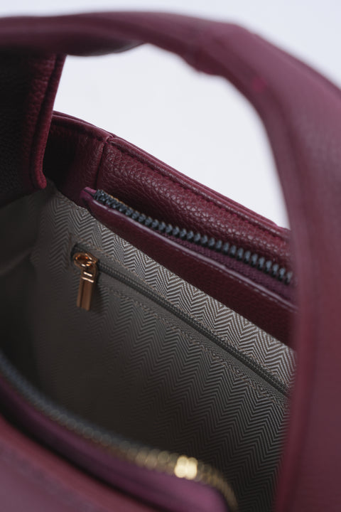 STRUCTURED HAND BAG