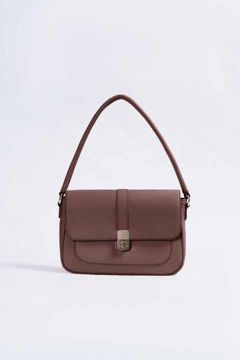 TEXTURED SATCHEL BAG
