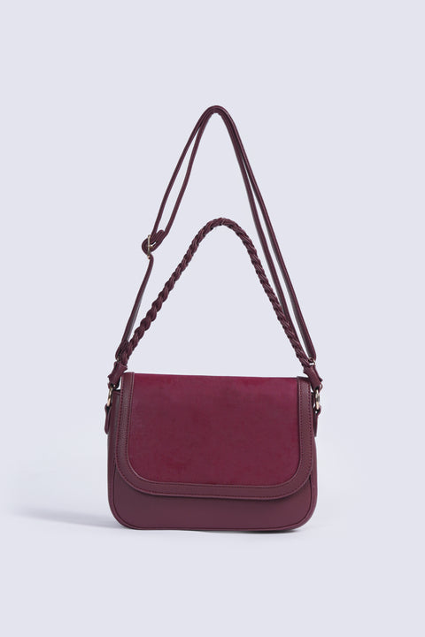 BRAIDED STRAP CROSSBODY BAG