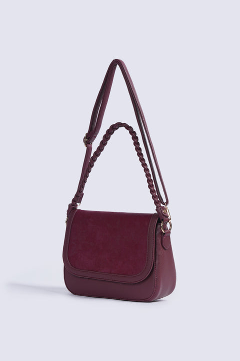 BRAIDED STRAP CROSSBODY BAG
