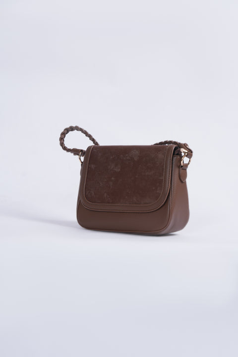 BRAIDED STRAP CROSSBODY BAG
