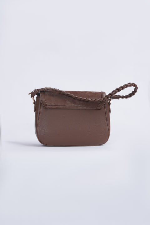BRAIDED STRAP CROSSBODY BAG